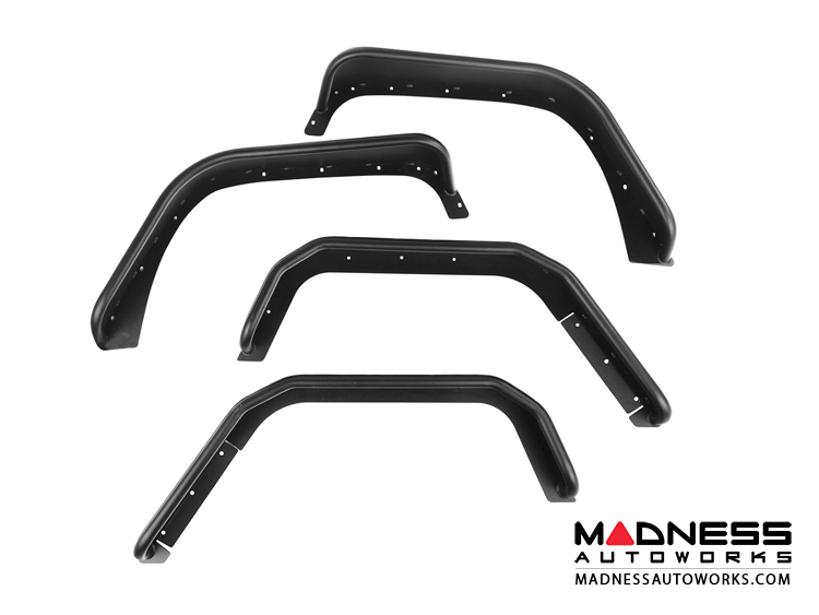 Jeep Wrangler JK Front & Rear Steel Tube Fender Flares